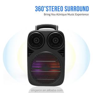 Zqs6162 Zqs6163 Parlante Hộp Loa Karaoke Microphone LED Ánh Sáng Loa Siêu Trầm Mini Caixa De Som profissional Bluetooth Loa - Product Image 2