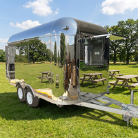 Remorque de restauration mobile entièrement équipée avec cuisine complète pour l'exportation