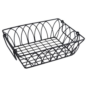 High on Demand Black Iron Wire Metal Basket Durable Storage Organizer <b>for</b> Fruits Vegetables and Pantry Available at Best Price - Product Image 5