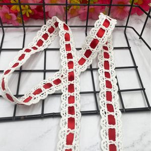 Nastro a righe in pizzo francese ecologico fatto a mano fai da te, larghezza 2 cm, per accessori borse e scarpe, rifinitura in cotone, sexy - Product Image 5