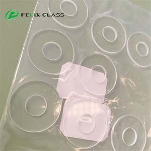 Fenêtre en verre de silice fondue UV en quartz optique transparent FELIX avec trou de perçage - Product Image 6