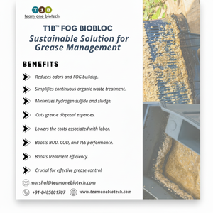 Continuous Oil Management Grease Trap Bio <b>Block</b> <b>Plastic</b> Material - Product Image 1