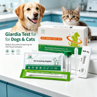 Bandelette de test rapide GIA Giardia en une étape, cassette de diagnostic vétérinaire pour animaux de compagnie