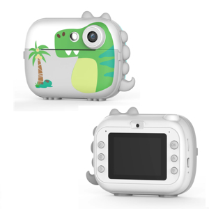 Appareil <span class=keywords><strong>photo</strong></span> instantané pour enfants avec écran LCD de 2,4 pouces, capteur CMOS, lecteur MP3, impression thermique, 3 rouleaux de papier thermique, cordon et divers filtres amusants - Product Image 3
