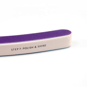 Marque privée logo personnalisé <span class=keywords><strong>utilisation</strong></span> de salon coloré <span class=keywords><strong>4</strong></span> côtés ponçage éponge tampon à ongles - Product Image 5