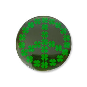 Badge en métal trèfle de la Saint-Patrick, épinglette pour chapeau de fête, festival irlandais - Product Image 4