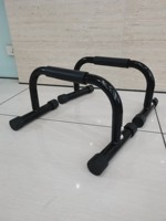 Poignées Push Up professionnelles pour l'entraînement du haut du corps Structure en acier d'équipement de Fitness de gymnastique à domicile intérieure