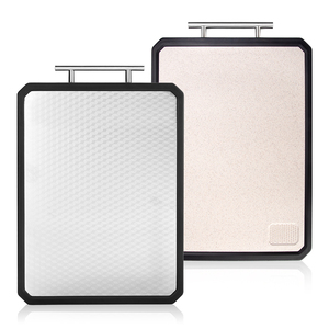 Tabla de Cortar Carne de Doble Cara de Acero Inoxidable para Uso en la <span class=keywords><strong>Cocina</strong></span>, Libre de BPA, Duradera, 41x27x2cm - Product Image 1