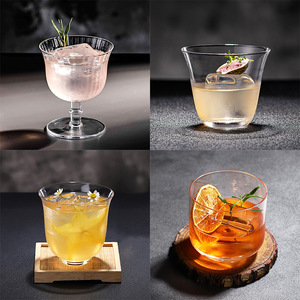 New Retro 260ml High Borosilicate Glass Cups Beer <strong>Wine</strong> <strong>Tumbler</strong> Cup Espresso Shot Glasses for Restaurant Glassware - Product Image 2