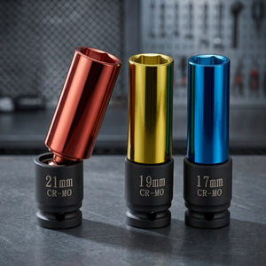 1/2 "2ทางสากลผลกระทบลึกซ็อกเก็ตเคลือบแมงกานีสฟอสเฟตและเคลือบเสร็จ OEM ODM - Product Image 1