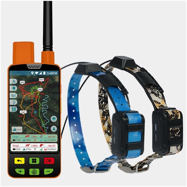IP67 Waterproof Anti Lost Pet GPS Collar with Adjustable Strap, Light Tracker for Household Hunting and Dogs