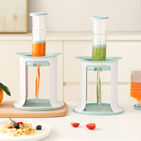 Presse-purée manuel exclusif transfrontalier pour enfants, distributeur de nourriture liquide, ensemble de sacs de portionnement portables pour bébés à usage domestique