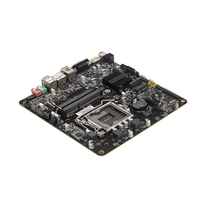 Nueva Placa Base Mini ITX H81 ATX, Doble DDR3*2, Compatible con I3 I5 I7, 128 GB SATA2, USB3.0, M.2 para Computadora de Escritorio Todo en Uno