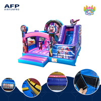 Château gonflable pour enfants et tout-petits, combo toboggan et trampoline commercial, château gonflable d'extérieur K-PoP Demon Hunters