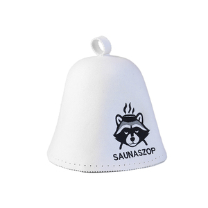 Gorro de Spa Reutilizable, Ecológico, Suave, Color Blanco Beige, 100% Lana, Unisex, Talla Personalizable para Uso en Banya en las Cuatro Estaciones - Product Image 2