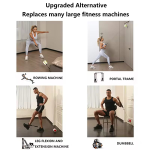 High Quality Multifunction Fitness Shrinkable Strength Box With Shrink Tension <b>Rope</b> for <b>Exercise</b> Anytime - Product Image 6