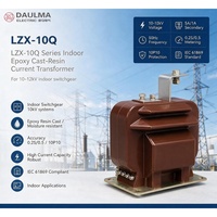 Transformateur de courant série LZX-10 12kV 5A/1A 0.2S/0.5/5P/10P CT en résine coulée pour intérieur