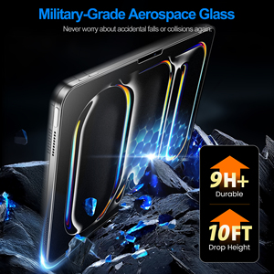 ฟิล์มกระจกนิรภัยแบบไร้ฝุ่น ติดตั้งง่าย สำหรับ iPad Pro 13 พร้อมเครื่องมือจัดตำแหน่ง - Product Image 4