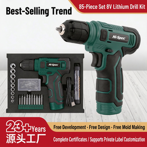 Cordless Drill 12V 30Nm Max Torque Variable Speed Reversible Battery <b>Powered</b> Home Repair <b>Tool</b> Set - Product Image 4