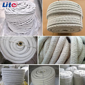 Isolation de <span class=keywords><strong>cheminée</strong></span> 1260C, isolation flexible en fibre céramique, <span class=keywords><strong>corde</strong></span> d'isolation pour l'étanchéité - Product Image 3