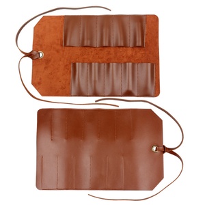 Big Portable Leather Workshop Storage Woodworking <b>Tools</b> Organizer Durable Shockproof Anti-Dust <b>Roll</b> Bag Custom Logo Easy Carry - Product Image 5
