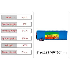 13S3P Lithium 12v <span class=keywords><strong>24v</strong></span> 36v 48v 52v 60v 72v 96v 5ah 10ah 15ah 20ah 25ah 30Ah 35Ah 40Ah 50ah 60Ah baterai 80AH 100AH - Product Image 5