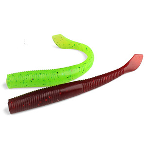 Señuelo de pesca de TPE suave con forma de gusano roscado para lubina y pesca en aguas profundas - Product Image 5