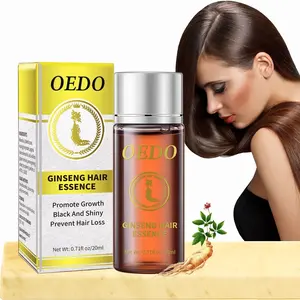 OEDO-aceite esencial para evitar la caída del cabello, aceite esencial para evitar la caída del cabello, color negro y brillante