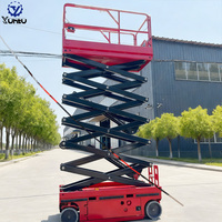 Hydraulische Scherenhebebühne 500kg Tragfähigkeit 6m Höhe CE-Zertifiziert Ideal für Lagerhallen Fabriken und Baustellen