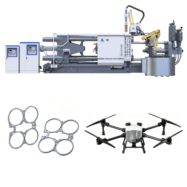 LH-HPDC 1600T Cold Chamber Die Casting Long Life Industrial UAV Weight Reduction High Strength Al-Mg Alloy Frame