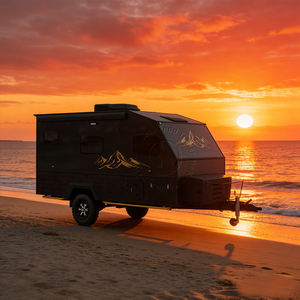 Roulotte de camping hors réseau Honlu personnalisable avec armoire et cuisine pour les voyages en famille - Product Image 3