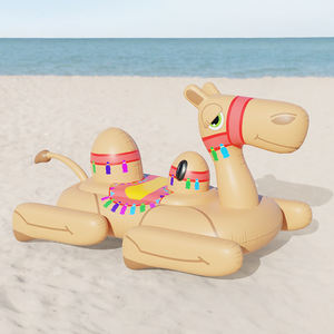 Verdicktes PVC Aufblasbares Kamel-Schwimmtier Aufblasbare Wasserliege Schwimmende Insel Party-Spielzeug für Erwachsene und Kinder - Product Image 4