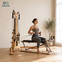Système de Tour à Poulies de Pilates Ajustable Celux Premium en Érable Durable pour Usage Commercial – Équipement de Studio de Pilates