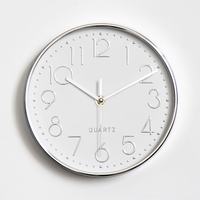 Jam Dinding Digital LED 3D ABS dengan Fungsi Snooze, Kalender, Mesin Quartz, Elektronik, Daya USB