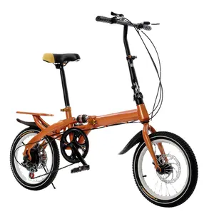 16 Polegada Quadro De Aço Carbono Pequena Bicicleta Dobrável Bmx Ein Fahrrad Adultos Baratos Dobrável Bicicleta Do Ciclo Da Cidade