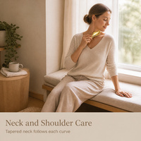 XUNMEI Outil de massage facial et corporel en métal Gua Sha, grattoir en alliage de zinc pour salon et spa