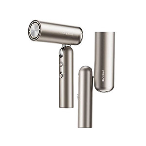 Secador de Pelo de Bolsillo Dreame P10, Motor DC Iónico, Plegable, Compacto, Alimentado por Batería, Color Titanio Dorado y Gris Espacial - Product Image 1