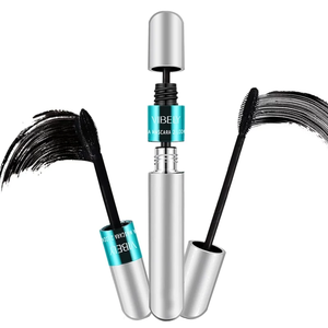Vibely <span class=keywords><strong>Mascara</strong></span> 5x plus long imperméable 2 en 1 4D fibre de soie Lash <span class=keywords><strong>Mascara</strong></span> longue durée allonger Extra Volume cils <span class=keywords><strong>Mascara</strong></span> maquillage - Product Image 1
