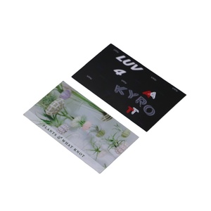 Tarjeta de Visita Personalizada de 120x100 mm, 450 g/m², Laminación Mate Plateada, Mensaje de Regalo, Baby Shower, Venta al por Mayor, Reseñas de Clientes, Joyerí<span class=keywords><strong>a</strong></span>, Forma Personalizada - Product Image 2