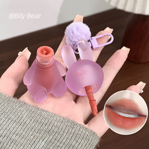Bily Bear Soft Matte Lip Mud Lip Cream Acabado aterciopelado Tinte labial resistente al agua de larga duración 6 colores BL011 - Product Image 3