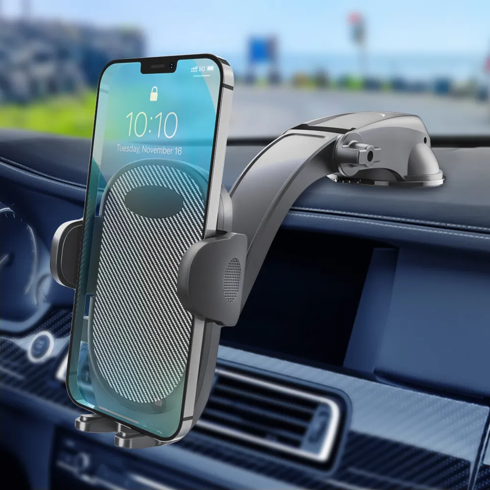 Phone accessories 2 in 1 Universal Strong Sticky Suction Cup dashboard Phone Holder for car