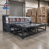 Machine semi-automatique de découpe rotative pour carton ondulé, machine de découpe et de rainurage pour boîtes en carton ondulé