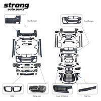 Kit de carrosserie F25 de style ancien à nouveau style 2011-2013 à 2014-2017, pare-chocs avant et arrière, capot, calandre, ensemble de conversion pour BMW Série X3