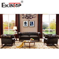 Ekintop sectionnelles canapés meubles de salon canapé ensemble meubles de luxe italien antique canapé inclinable ensemble meubles