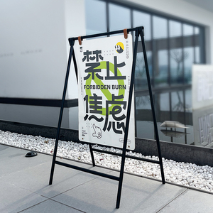 Hai mặt Acrylic hiển thị đứng tiết kiệm Vật liệu Windproof menu Poster chủ ngoài trời sử dụng bảng quảng cáo - Product Image 5