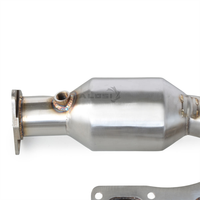Header Manifold Knalpot High Flow 200CELL Kustom untuk Porsche Boxster Cayman 987.2 2.7L 2009-2012 SS304 Dumppipe 1:1 OEM Fitment