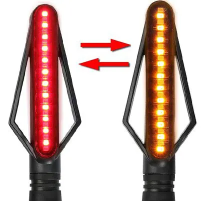 Bộ Phận Động Cơ LED Động Cơ Xe Đạp Ánh Sáng Dirtbike Lái Xe Đèn Bật Phanh Dừng DRL Đèn Tín Hiệu 12V Led Động Cơ Xe Đạp Led Ánh Sáng Xe Máy