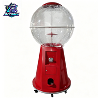 Distributeur de capsules de jouets à monnayeur, grande boule transparente, distributeur d'œufs torsadés pour centre commercial, salle de jeux, parc d'attractions