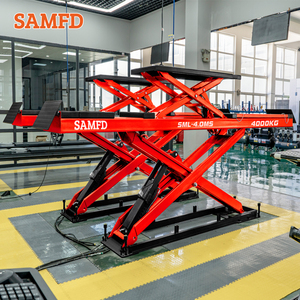 Elevador de Tijera para Autos SAMFD de Gran Altura para Taller de Reparaciones - Product Image 5