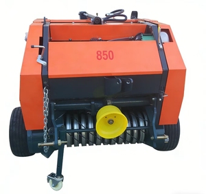 Mini-pressoir rond professionnel avec fonction d'emballage pour l'ensilage et le foin – Équipement de récolte agricole efficace - Product Image 2